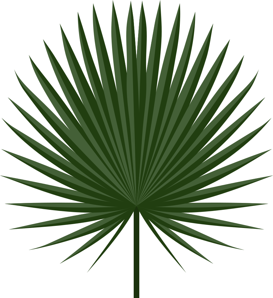 OnlineLabels Clip Art - Sabal Leaf